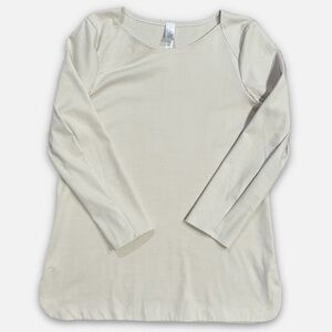 Marla Wynne | Ivory Tunic Top Spandex Size Small